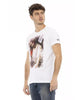 Front Print Short Sleeve T-shirt S Men