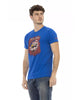 Front Print Short Sleeve T-shirt XL Men