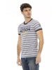 Printed Round Neck Short Sleeve T-Shirt M Men