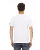 Front Print Short Sleeve T-shirt with Round Neck 3XL Men