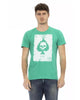 Short Sleeve T-shirt with Front Print 2XL Men