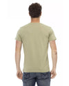 Front Print Short Sleeve T-shirt XL Men