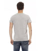 Short Sleeve T-shirt with Round Neck - Front Print L Men