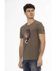 Short Sleeve T-shirt with Front Print M Men