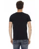 Short Sleeve Round Neck T-Shirt with Front Print M Men