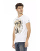 Short Sleeve T-shirt with Front Print XL Men