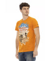 Short Sleeve T-shirt with Front Print L Men