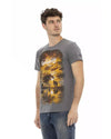 Short Sleeve T-shirt with Front Print L Men