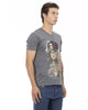 Short Sleeve T-shirt With V-neck L Men