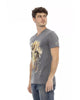 Short Sleeve T-shirt with V-neck M Men