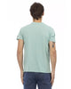 Printed V-neck Short Sleeve T-shirt M Men