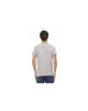 Front Print Short Sleeve V-Neck T-Shirt L Men