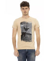 Short Sleeve T-shirt with Front Print XL Men