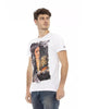 Front Print Short Sleeve T-Shirt L Men