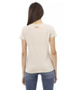 Short Sleeve T-shirt with Round Neck and Front Print XL Women