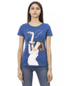 Short Sleeve T-shirt with Front Print XL Women