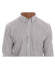 Frankie Morello Casual Shirt with Blue Stripes L Men