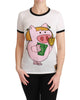 Dolce &amp; Gabbana Year of the Pig Crewneck T-shirt 36 IT Women