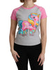 Moschino Couture Crew Neck T-shirt with My Little Pony Motif 46 IT Women