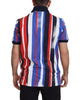 100% Authentic Dolce &amp; Gabbana Striped Polo T-Shirt 48 IT Men