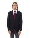 Classic Lapel Jacket with 2 Buttons and Front Flap Pockets 50 IT Men