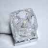 Bianca Glass Table Lamp with LED Bulb