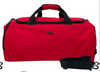 48 Litre FIB Sports Duffle Bag Duffel Gym Canvas Travel Foldable - Red