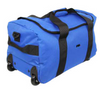 60L FIB Wheeled Travel Duffle Duffel Bag Luggage - Medium (Blue)