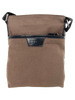 FIB Byron Canvas Sling Bag Shoulder Travel - Brown