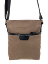 FIB Byron Canvas Sling Bag Shoulder Travel - Brown