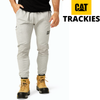 Caterpillar Track Pants Trackies Work Casual Gym Slim Fit w Hem Joggers - Grey - M