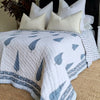 Pine Tree Reversible Quilt - Grey (King - 228 cm x 274 cm)