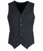 Mens Peaked Vest Waistcoat w/ Knitted Back Suit Formal Wedding Dress Up - Charcoal - 92