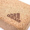 Adidas Yoga Cork Block Home Gym Fitness Exercise Pilates Tool Brick - Brown