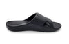 Archline Rebound Orthotic Slides Flip Flop Thongs Slip On Arch Support - Black