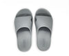 Archline Rebound Orthotic Slides Flip Flop Thongs Slip On Arch Support - Stone Grey - Euro 36