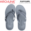 ARCHLINE Orthotic Flip Flops Thongs Arch Support Shoes Footwear - Grey - EUR 38