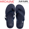 ARCHLINE Flip Flops Orthotic Thongs Arch Support Shoes Footwear - Navy - EUR 38