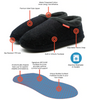 ARCHLINE Orthotic Slippers CLOSED Arch Scuffs Orthopedic Moccasins Shoes - Charcoal Marle - EUR 38