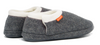 ARCHLINE Orthotic Slippers CLOSED Arch Scuffs Orthopedic Moccasins Shoes - Grey Marle - EUR 38