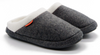 ARCHLINE Orthotic Slippers Slip On Arch Scuffs Orthopedic Moccasins - Grey Marle - EUR 36