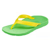 ARCHLINE Orthotic Thongs Arch Support Shoes Footwear Flip Flops Orthopedic - Green/Gold - EUR 42