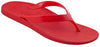 ARCHLINE Orthotic Thongs Arch Support Shoes Footwear Flip Flops Orthopedic - Red/Red - EUR 47