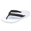 ARCHLINE Orthotic Thongs Arch Support Shoes Footwear Flip Flops Orthopedic - White/Black - EUR 34