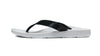 ARCHLINE Orthotic Thongs Arch Support Shoes Footwear Flip Flops Orthopedic - White/Black - EUR 39