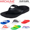 ARCHLINE Orthotic Thongs Arch Support Shoes Footwear Flip Flops Orthopedic - White/Black - EUR 47