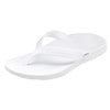 ARCHLINE Orthotic Thongs Arch Support Shoes Footwear Flip Flops Orthopedic - White/White - EUR 45