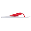 ARCHLINE Orthotic Thongs Arch Support Shoes Footwear Flip Flops Orthopedic - White/Red - EUR 36