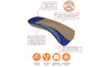 ARCHLINE 3/4 Slim Orthotics Plantar Fasciitis Insoles Balance Support Relief - EUR 36