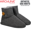 Archline Orthotic UGG Boots Slippers Arch Support Warm Orthopedic Shoes - Grey